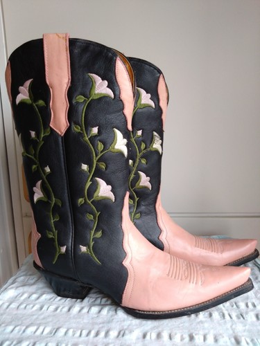 Rudel pink with - flowers, cowboy