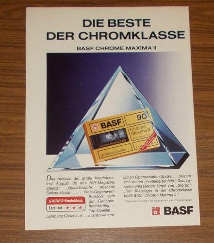 Seltene werbung basf chrome - basf,