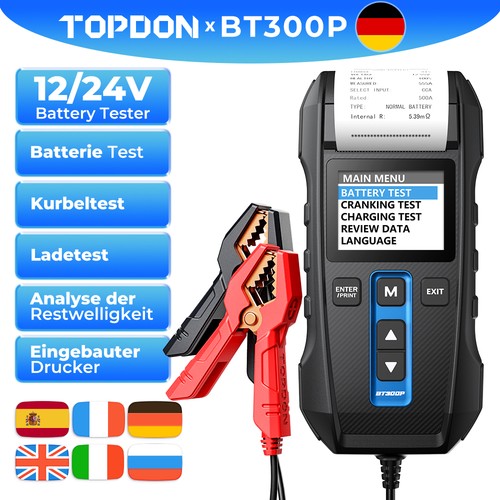 Topdon bt300p 12v auto - bt300p,