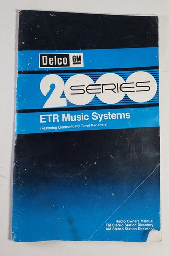 Delco 2000 series etr - delco, music