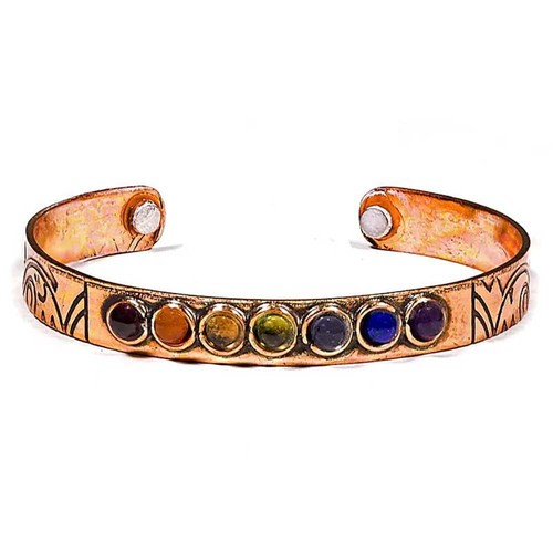 Kupferarmband chakren - chakren, &
