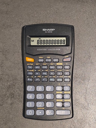 Sharp 501w taschenrechner - el-501w,