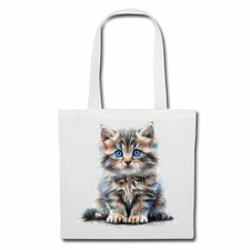 Tasche Beutel Katze Batzen