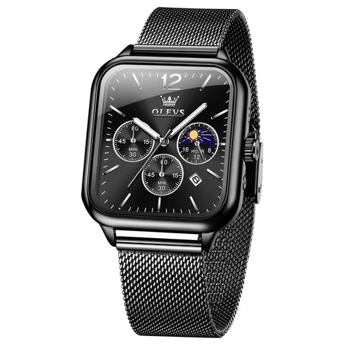 Olevs herren uhr quadrat - herren, 37mm