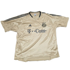 FC Bayern München Trikot Saison 2004/05 Gr. XXL Adidas Gold