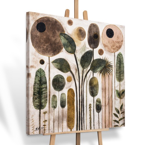 Leinwand bild abstrakt - leinwand,
