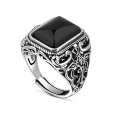 Herren Ring Silber Massiv 925