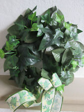 künstlicher Efeukranz Efeu Herbst Kranz Türkranz Tischkranz Tür Tisch Deko  28cm