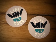 2x HANG LOOSE Aufkleber