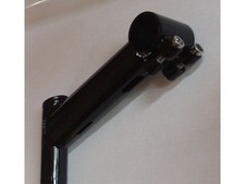 CrMo Vorbau, 1" Standard, ca. 115mm, 25°, integrierte Zugführung, Retro, NOS