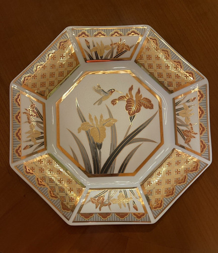 Vintage wandteller iris - vintage, ❤️