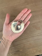 Georg Jensen Sterling Silber "Möbius" große Brosche Nr. 374 ,Vivianna Torun neuw