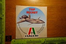 Alter Aufkleber Modellbau -Eisenbahn -Autos -Figuren Flugzeug Militär ITALERI