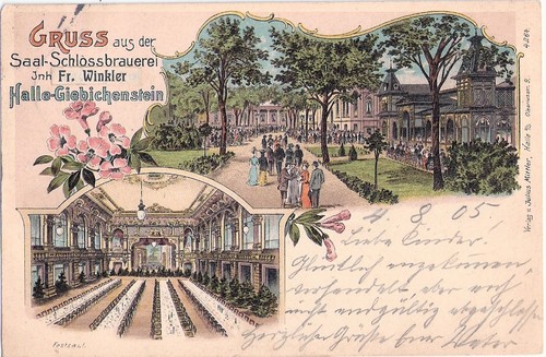 Halle gruss aus der saal - gruss,