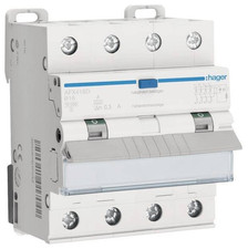 Hager FI-Schutzschalter Leitungsschutzschalter Sicherungsautomat 4polig 16A 0.3A