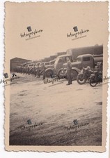 orginal Foto 2. Weltkrieg Deutschland Dirschau ? Kfz Fuhrpark