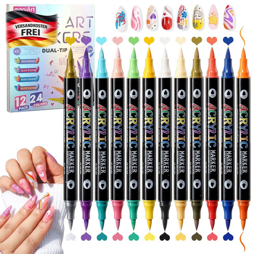 Nagellackstift set farben - nagellackstift, 24