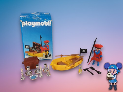 Playmobil pirat mit boot - ⭐playmobil,