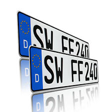 2 Kfz Kennzeichen | 520x110mm