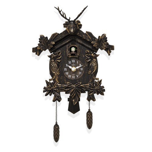 Kuckucksuhr antik bronze - kuckucksuhr,