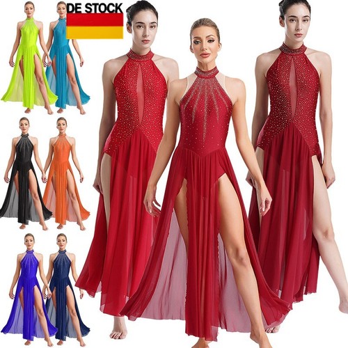 Damen glitzer tanzkleid - damen,
