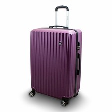 Reisekoffer Reisetrolley Hartschale Teleskopgriff General XL Lila BARUT