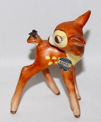 Porzellanfigur bambi goebel - porzellanfigur,