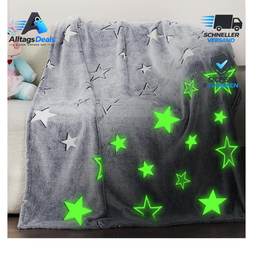 Kuscheldecke glow the - the, dark