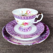 Sammeltasse + Untertasse + Teller,  3teilig, Walbrzych Polen, Porzellan