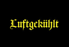 LUFTGEKÜHLT Aufkleber Sticker