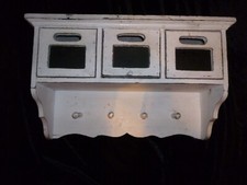 Shabby CHIC Hängeschrank- Schubfächer Vintage 50x30x17cm