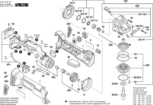 Bosch gws 18v - bosch, 18v-10