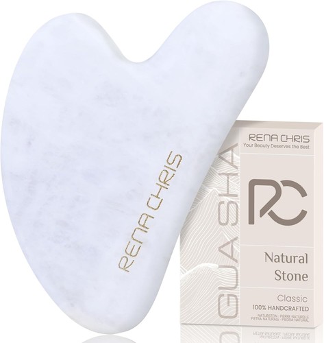 Weiße jade gua sha stein - jade,