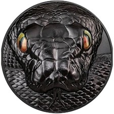 Hunters by Night Silber Python Schlange Obsidian