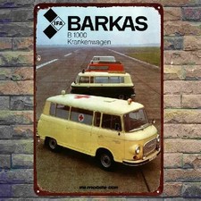 Blechschild Barkas B1000 Ifa
