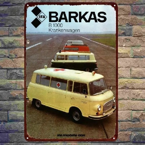 Blechschild barkas b1000 ifa - blechschild,