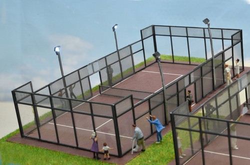 Padel spielfeld komplett - spielfeld,