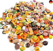 50 Stück Wichtel Puppenhaus Zubehör, Miniatur Süßigkeiten Und Essen Set, Mini Br