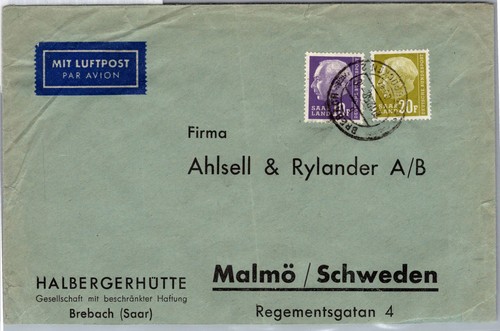 Saarland 413 417 - auf, brief