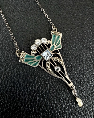 Plique jour collier - plique-à-jour,