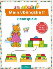 Lernraupe – Mein Übungsheft – Denkspiele Für den Kindergarten
