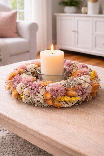 Strohblumenkranz wreath jessi - wreath,