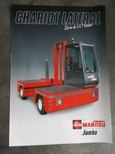 MANITOU/Jumbo-Seitenstapler Prospekt -echte Rarität aus 1998-