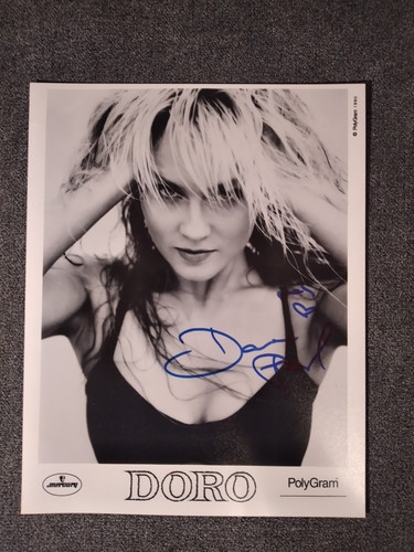 Doro pesch autogramm foto - pesch,
