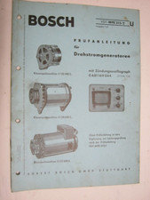 BOSCH CLASSIC PRÜFANLEITUNG