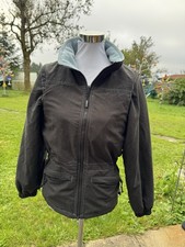 Steeds 2in1 Reitjacke 32 34 36 XS Weste Braun Hellblau Gefüttert Reiten Fleece