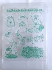 Baby Geburt Silikonstempel  Motivstempel, Clearstamp