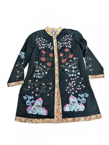 Indigo moon bestickt schwarz - moon,