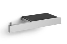ZACK Toilettenpapierhalter LINEA mit Ablage Edelstahl Ausstellungsstück 40376