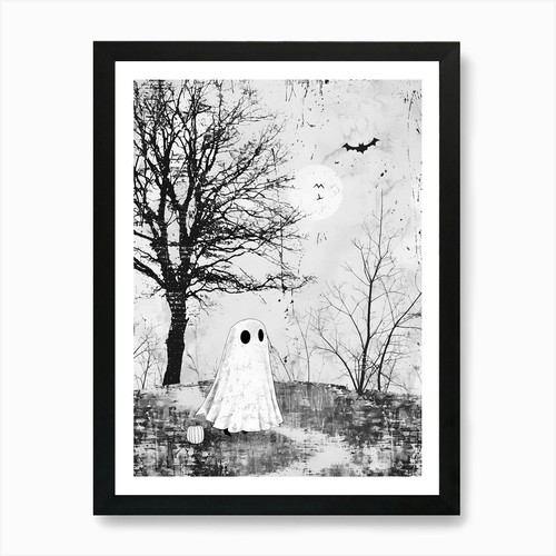 Geist wald kunstdruck - geist,